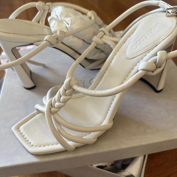 Jimmy Choo Napa Leather Heels - Picture 4 of 7